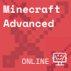 3 swords made of minecraft diamonds, red background, Coder Kids icon